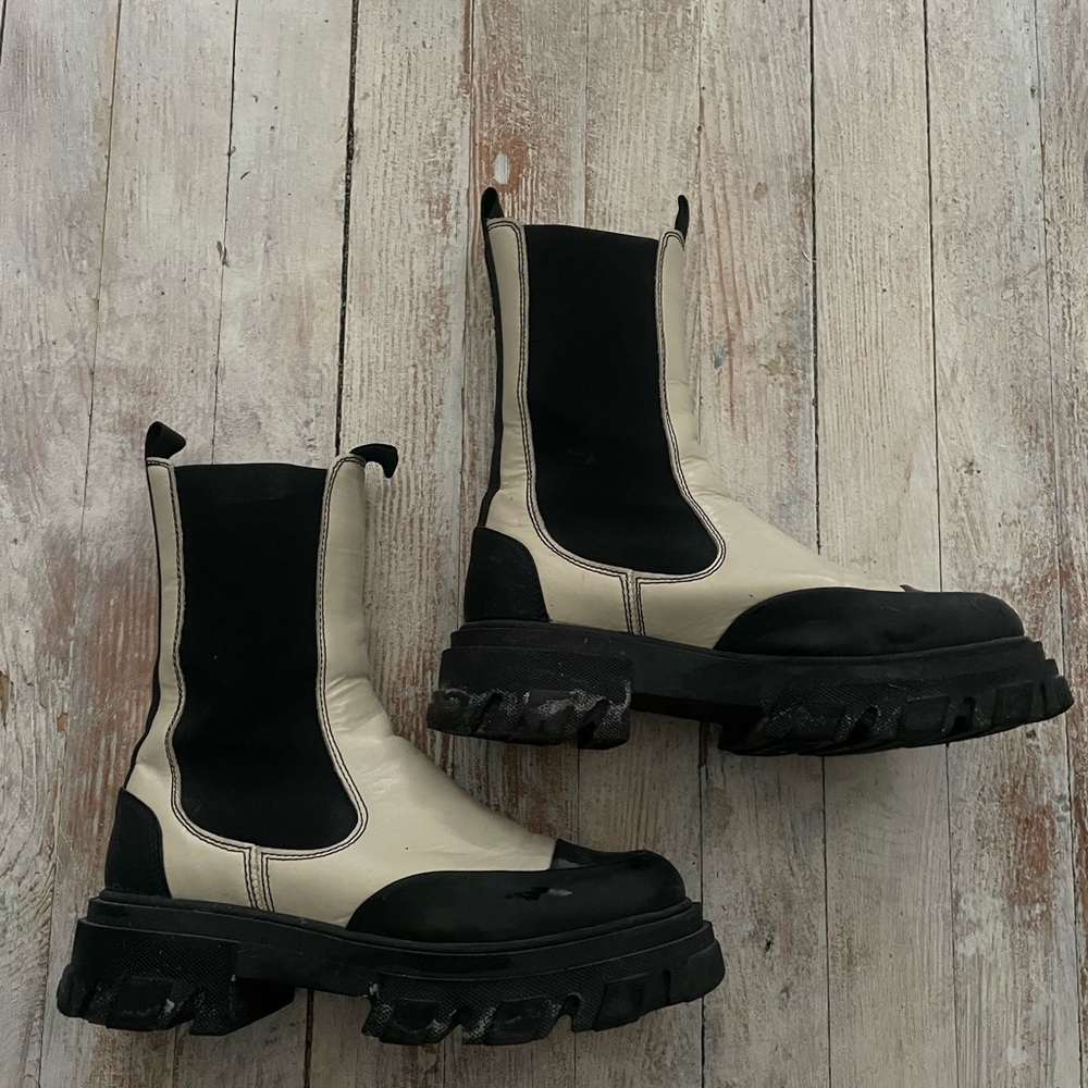 Ganni tall Chelsea boots